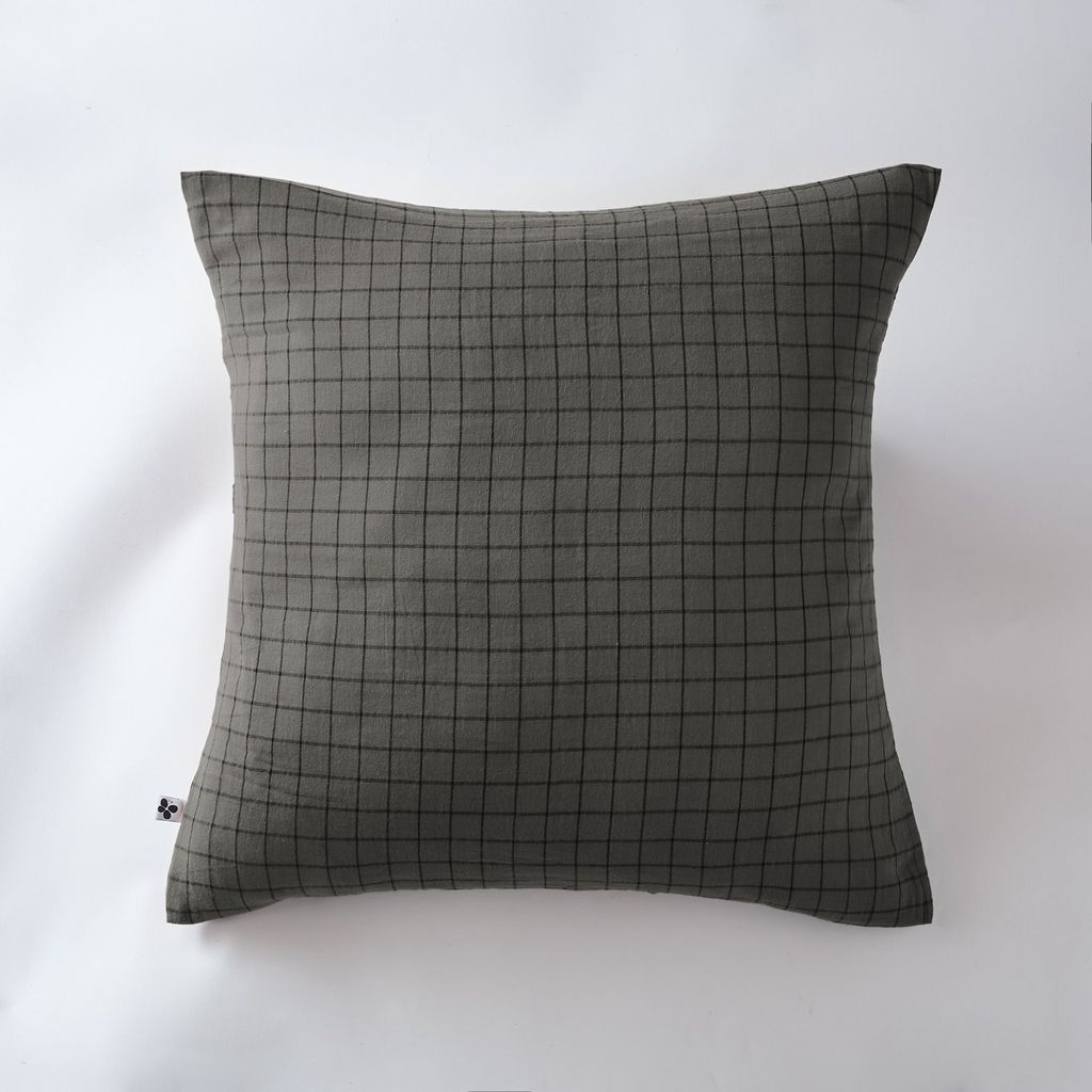 Kissenbezug 60 x 60 cm GAÏA MIX Granit