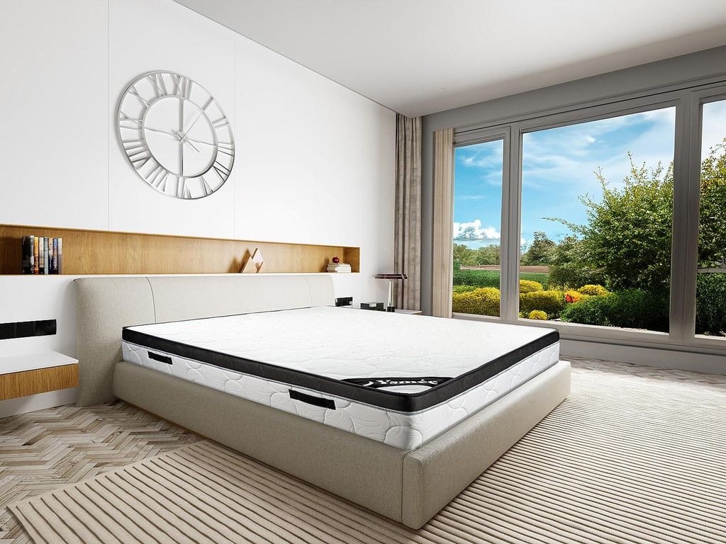 Schaumstoffmatratze 160 x 200 cm mit einer Dicke von 30 cm - SOLAK by YSMÉE