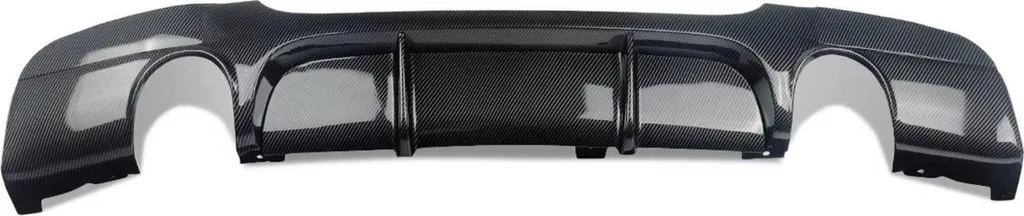 Diffuseur BMW E90 E91 Pack M Look Carbone - Double Sortie 328i 335i