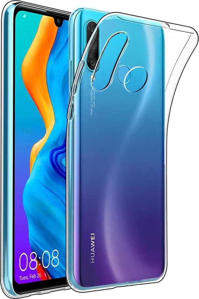Schutzhülle für Huawei P40 Lite E Hülle Transparent Slim Cover Clear Case