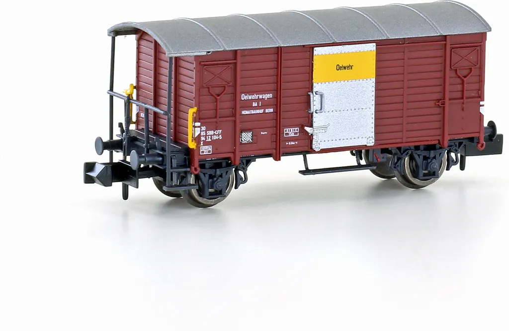 Hobbytrain H24205 Wagon marchandises couvert K2 SBB Ölwehr Ep.IV N