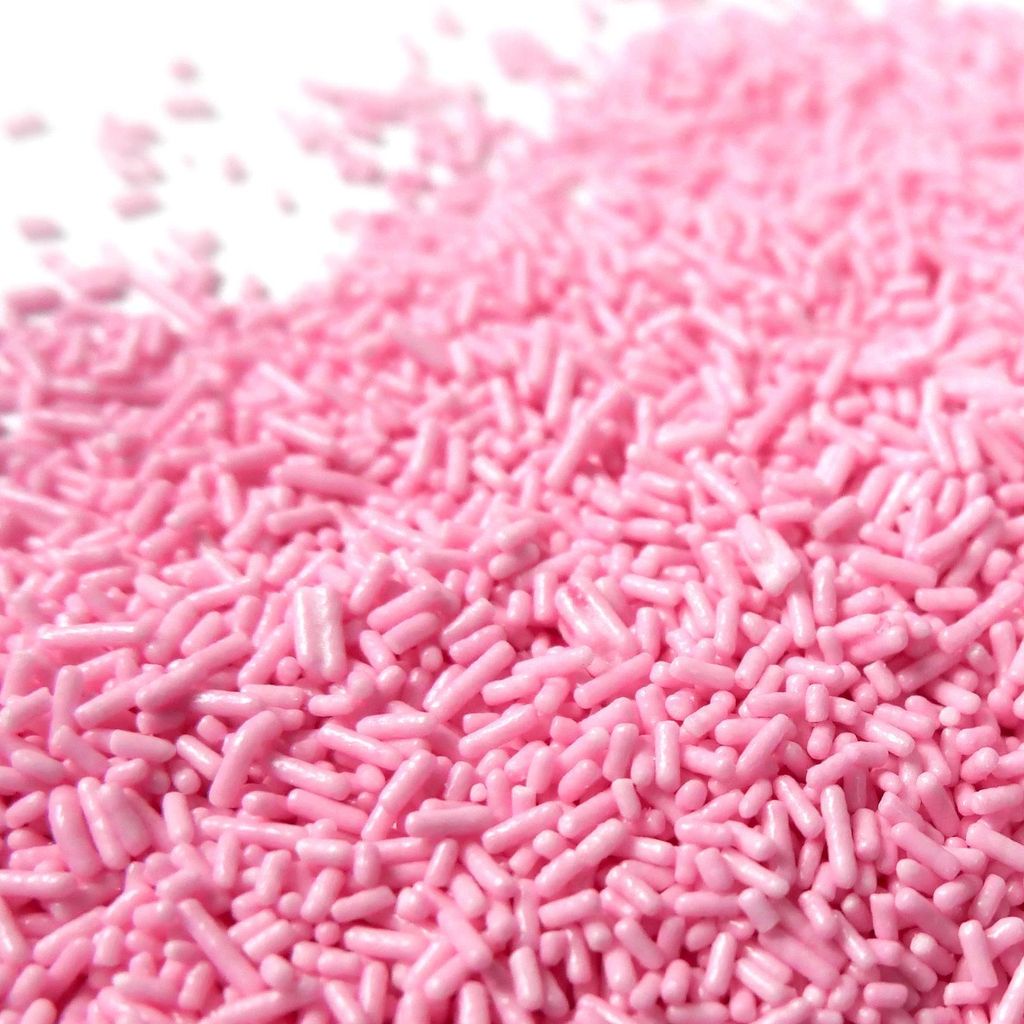 Streuselheld Jimmie's Kaugummi Geschmack 80g Streusel zum Dekorieren und Verzieren von Gebäck aller Art wie Torten Kuchen Keksen Zuckerstreusel