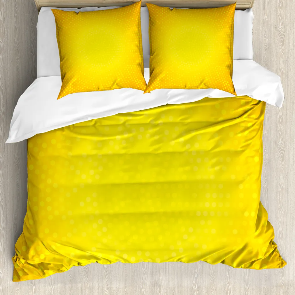 Copripiumino Anallergico ABAKUHAUS 200x200 cm - Giallo Calendula