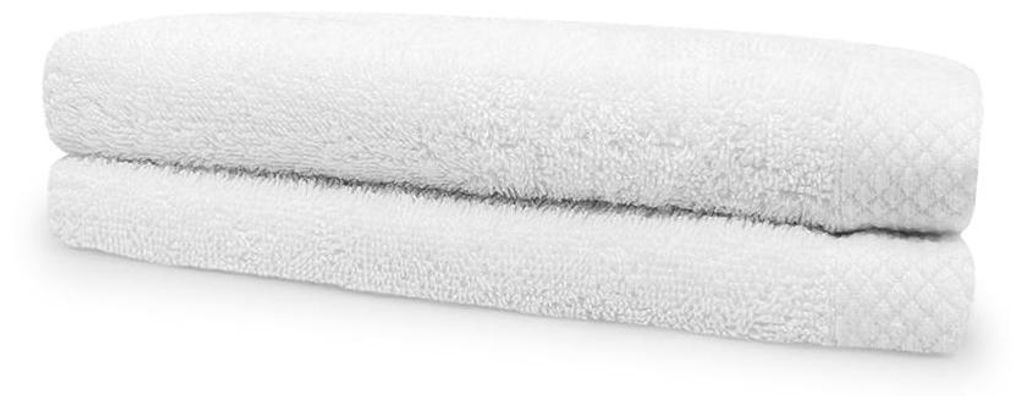 Eleganzzz Frottee-Handtuch 50x100cm – Weiß – 50x100 – 100% Baumwolle – saugstark