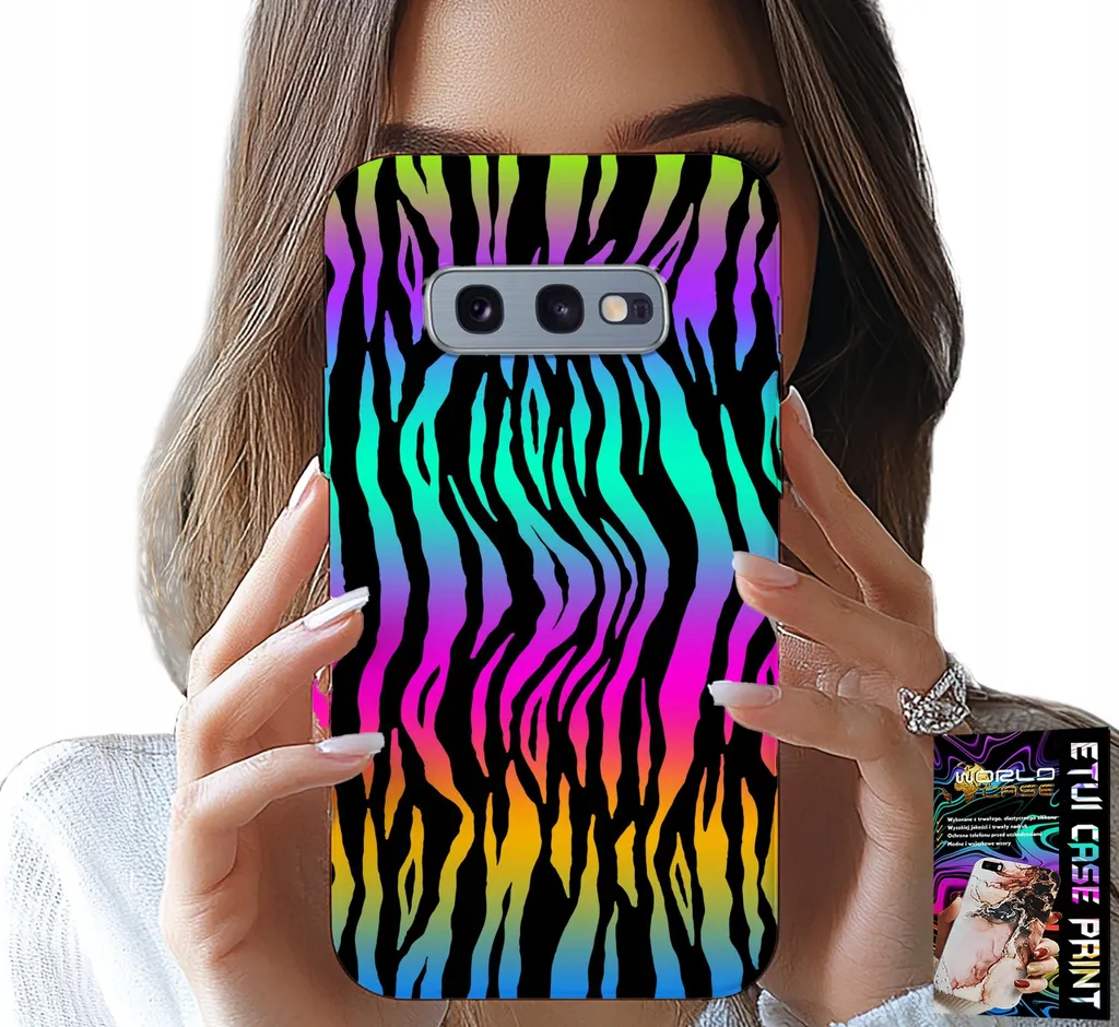 Custodia Per Samsung Galaxy S10E - Custodia Con Motivi Astratti E Colorati + Pellicola
