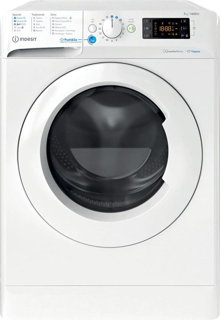 Indesit BWE 71496X WV IT Waschmaschine Frontlader 7 kg 1400 Produktbild 