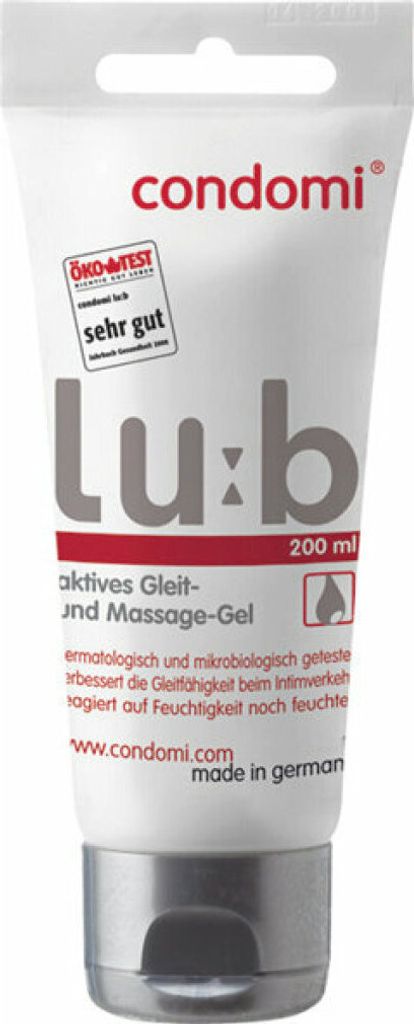 Condomi Lub lubrikační a masážní gel, 200 ml GEL Obrázek produktu 