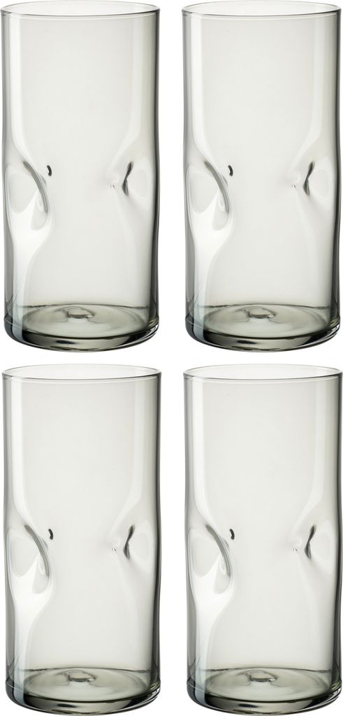 LEONARDO Vesuvio, Grau, Glas, 4 Stück(e), Rund, 330 ml, 70 mm