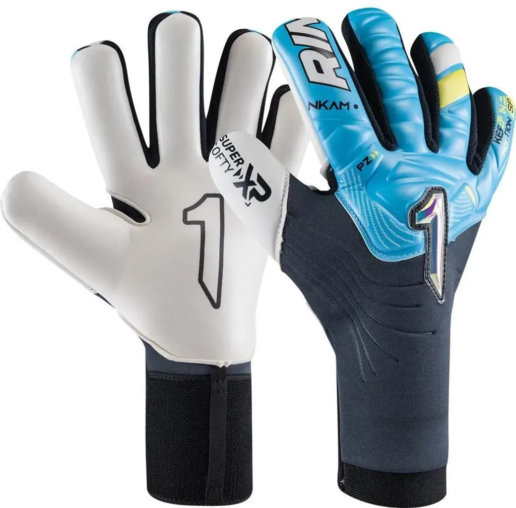Gants de gardien junior Rinat Nkam Semi Onana Bleu pour le club