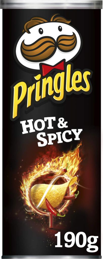 Pringles Chips Hot und Spicy, 4er Pack (4 x 190 g)