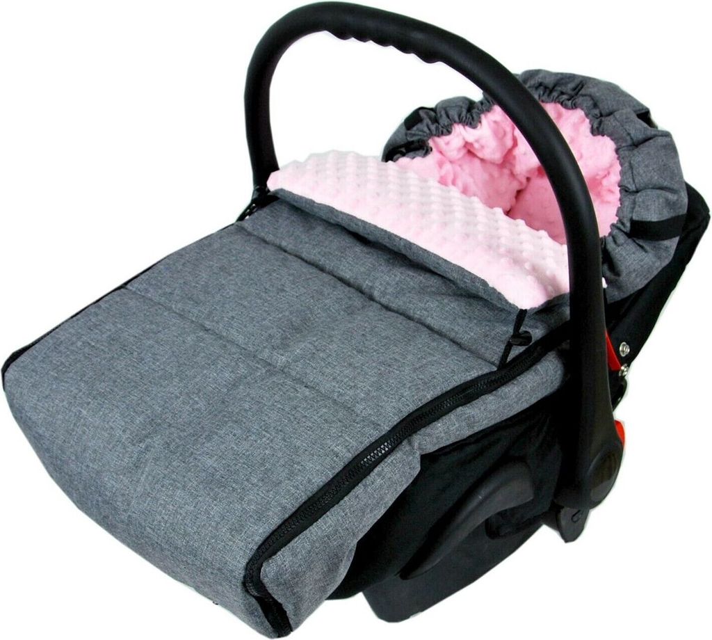 BABYLUX Fußsack 90cm MINKY Kinderwagen Buggy Babyschale Produktbild 3