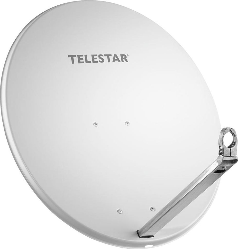 Telestar DIGIRAPID 80A lichtgrau 80 cm Aluminium Alu Sat Satelliten Spiegel Antenne