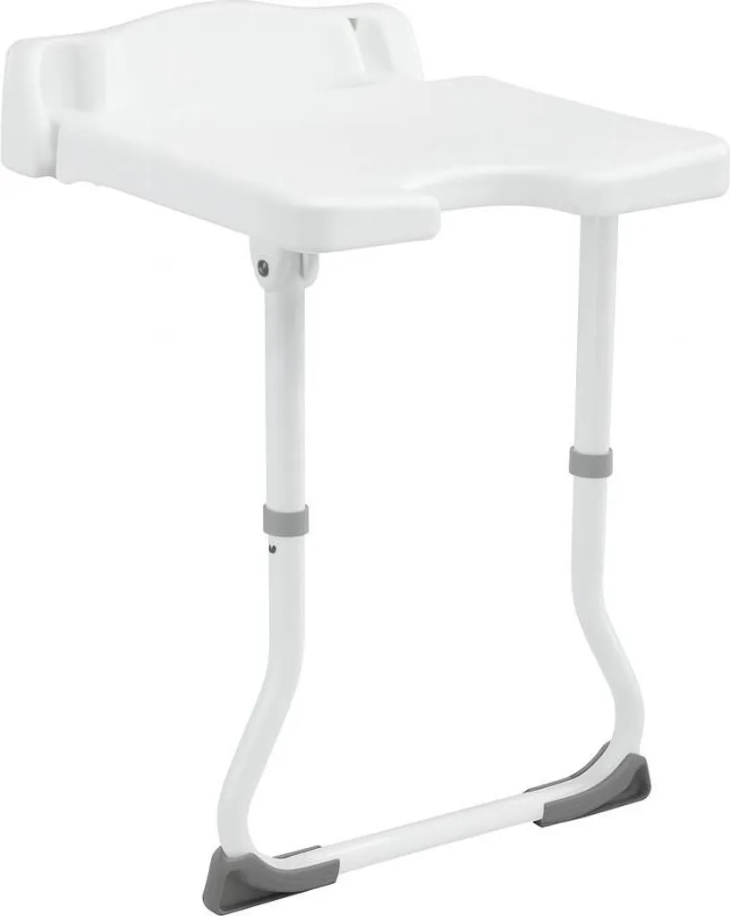 Tabouret pliant SUNDO PLS007 Blanc : siège d'appoint compact et robuste