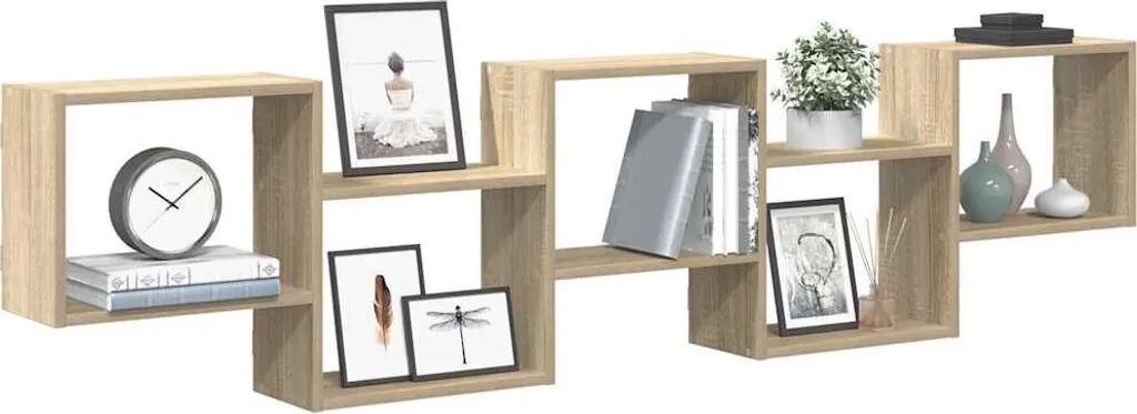 Stabli Möbel Scaffale Cubo 5 Scomparti Quercia Sonoma - Mobile Libreria
