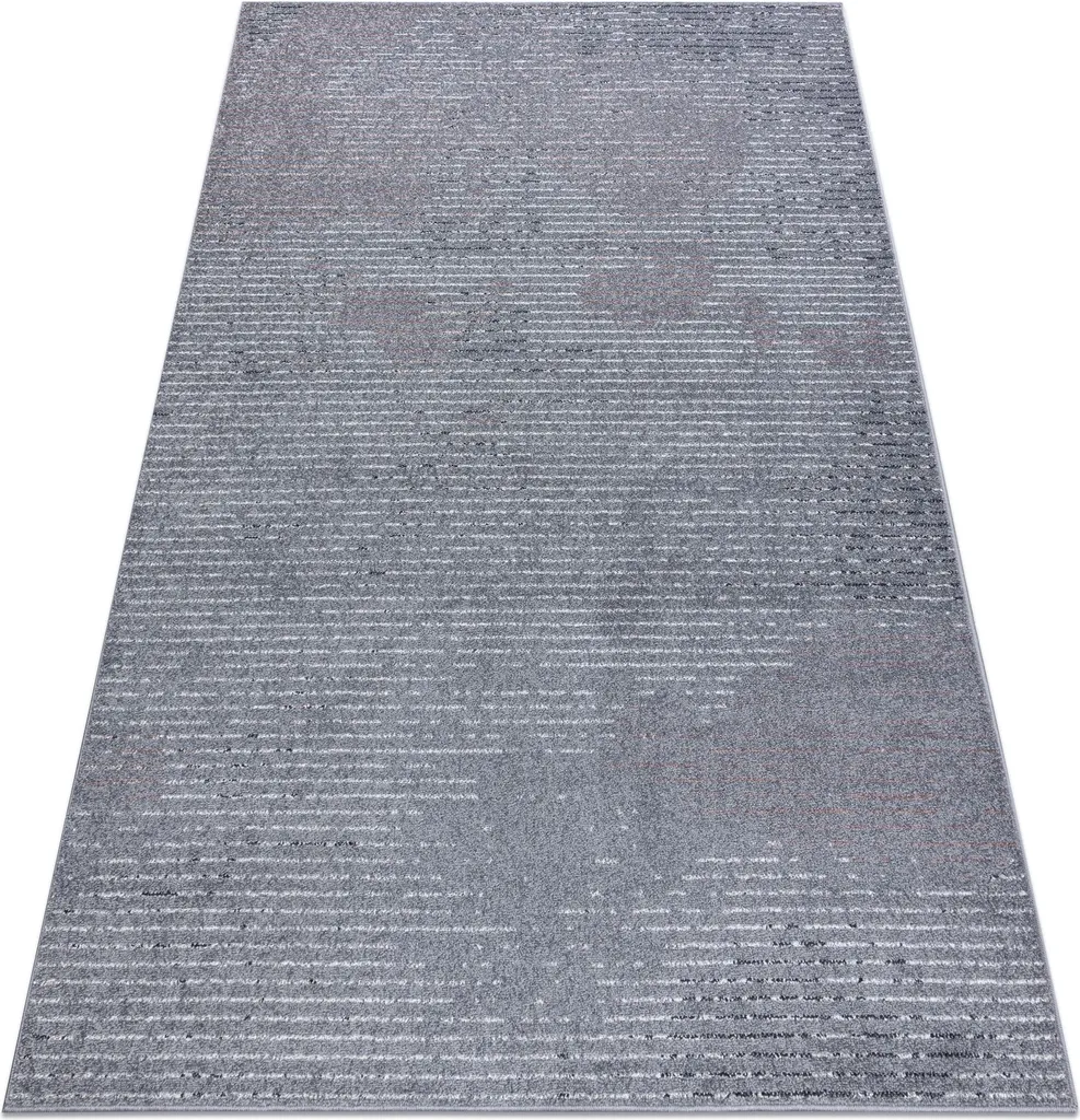 Tapis Tendance 120x170 cm HEOS Argent/Rose - Décoration Moderne