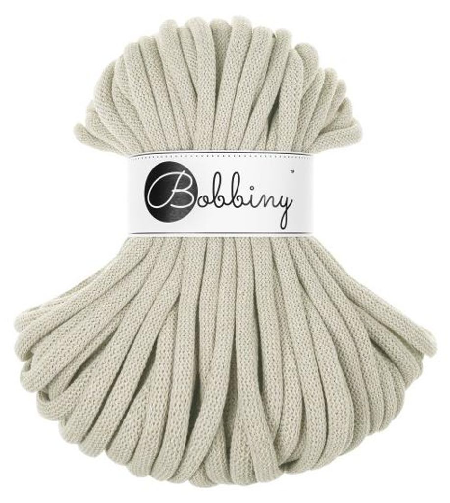 Bobbiny Jumbo 9 mm 30 m Pale Olive Schnur