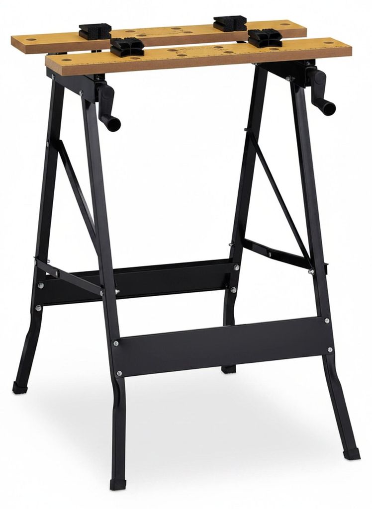 Établi pliable Relaxdays, jusqu'à 100 kg, plateau réglable, Image du produit 