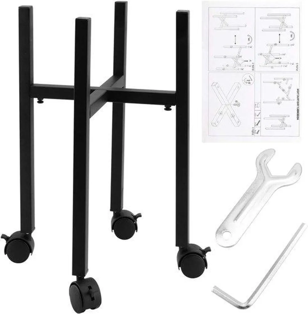 Support à roulettes ajustable 24-38 cm : fini le mal de dos et les sols
