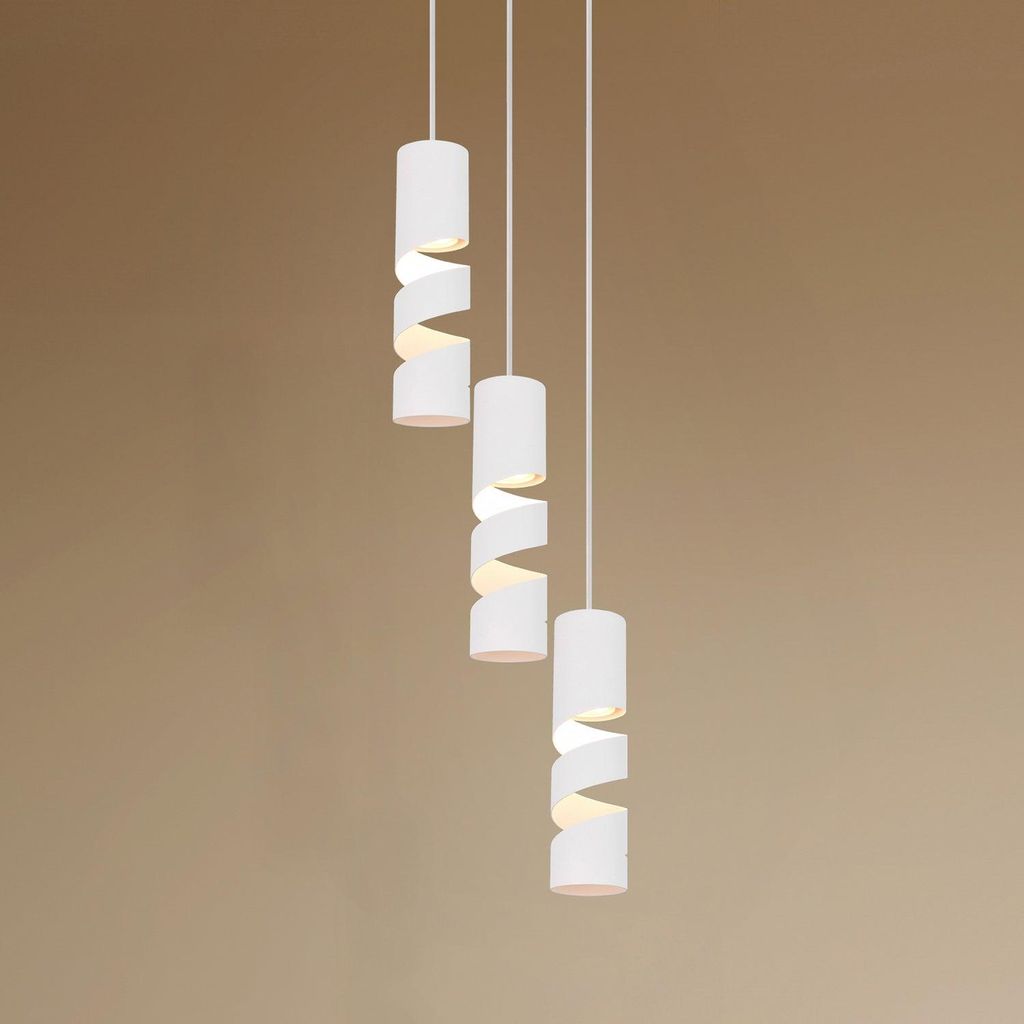 Trio Stream Hängeleuchte Pendelleuchte Lampe Weiß Metall Produktbild 