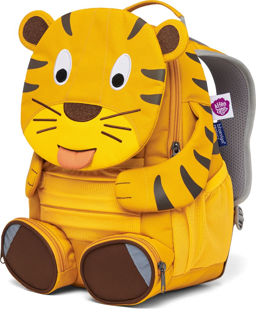 AFFENZAHN Große Freunde Tiger Rucksack Kinder gelb Produktbild 4