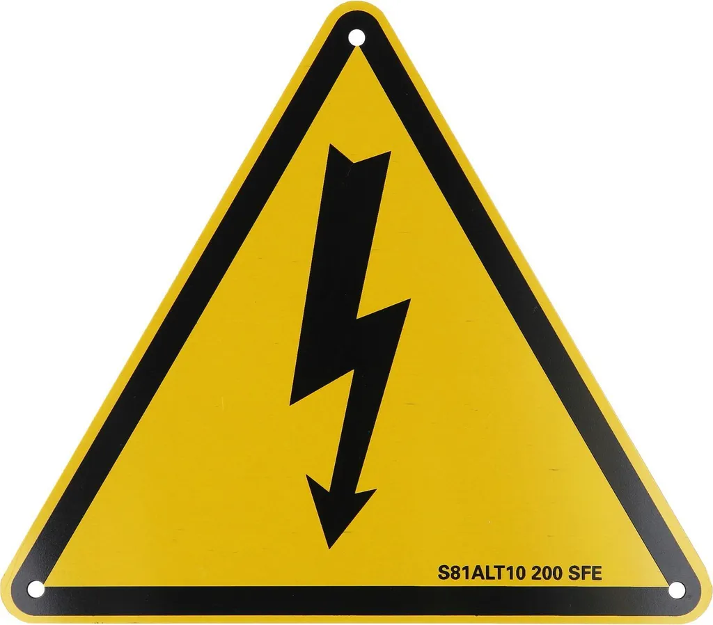 KS TOOLS 117.0178 Plaque Signalisation Hybride Flash Aluminium 200 mm