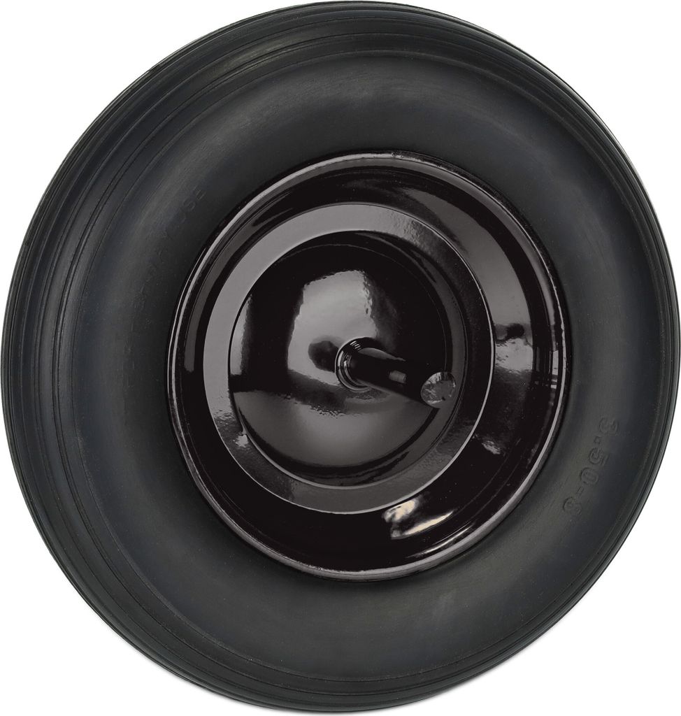 relaxdays Schubkarrenrad 3.50-8 mit fester Achse