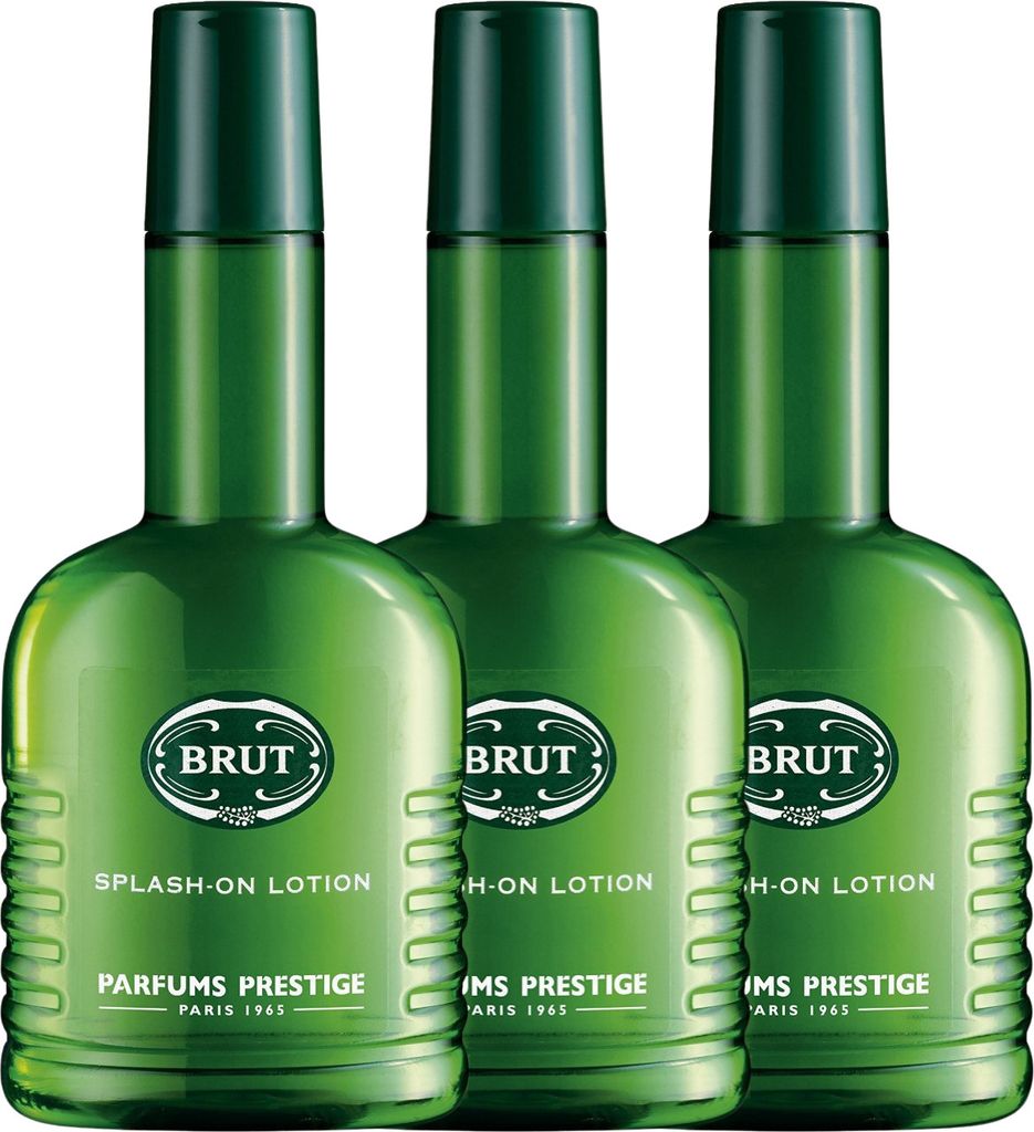 3x Brut Splash On Lotion 200ml ciascuno Lozione Immagine del prodotto 