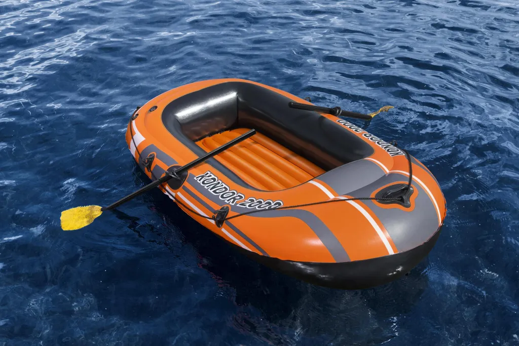 Bateau de plage pour lac et mer Bestway Hydro-Force Raft Set 61062 - 24