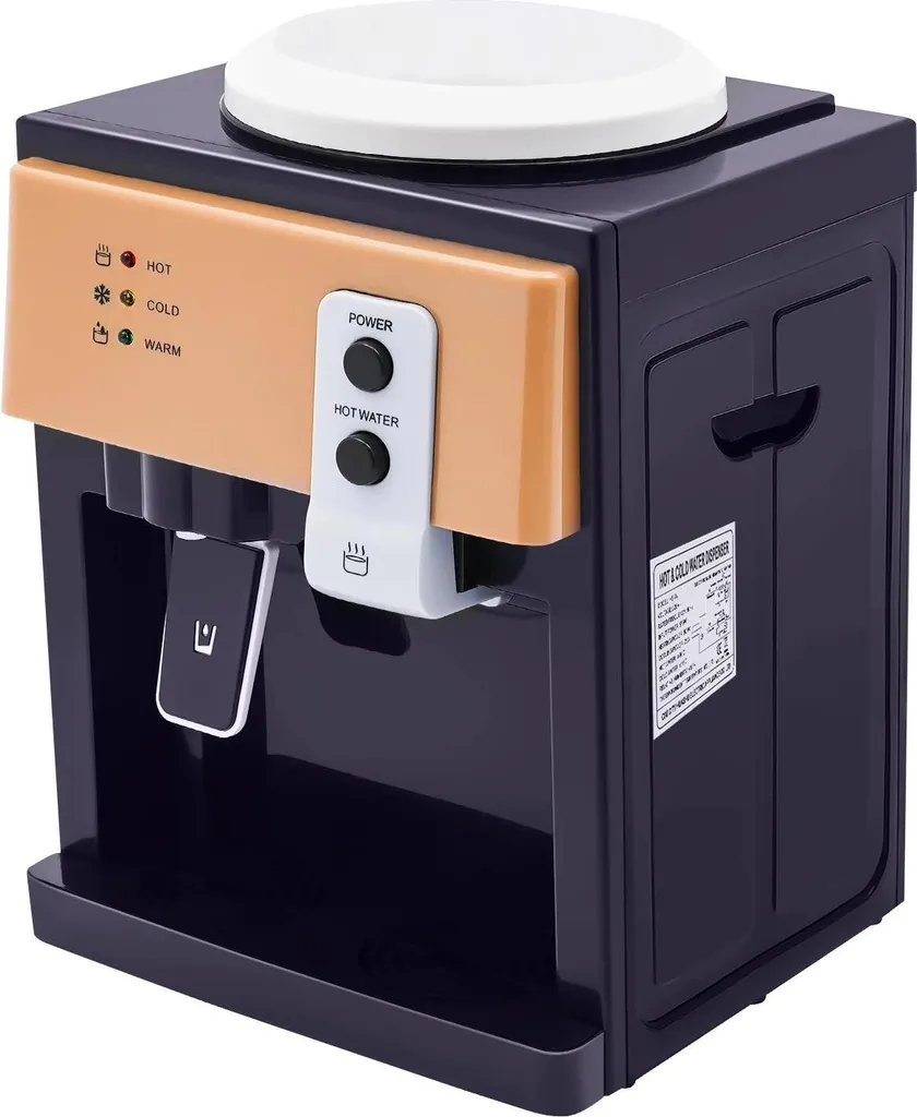 Distributore Acqua 550W Champagne | Freddo 8°C e Caldo 95°C | 19 Litri