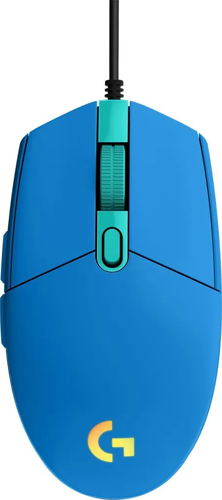 Souris Gamer Filaire Logitech G102 Bleu Lightsync RGB 8000 DPI