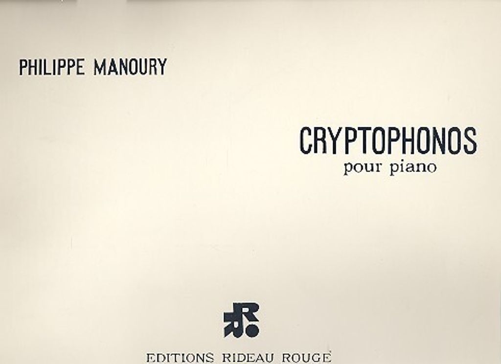 Cryptophonos pour piano