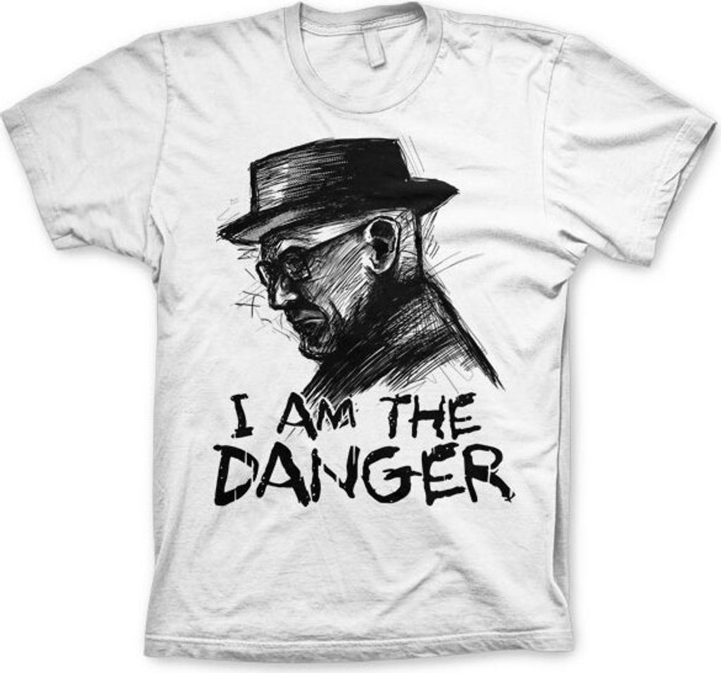 I Am The Danger T-Shirt - Large - White
