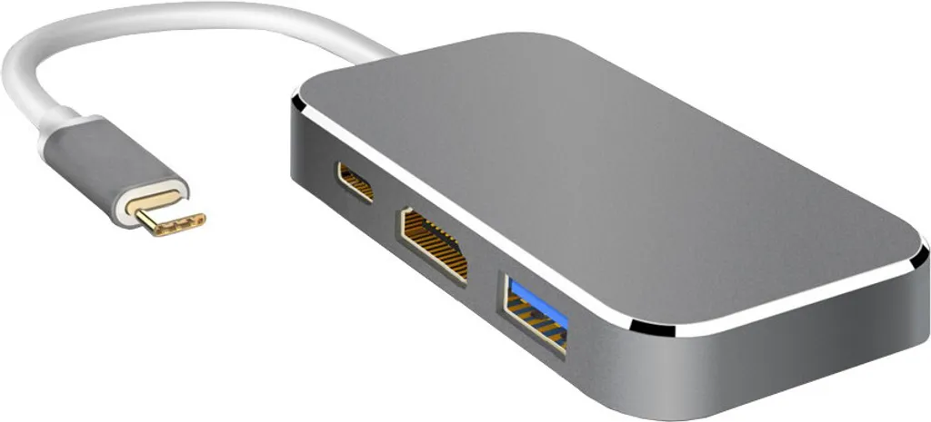 hub 5 in 1 da USB 3.1 Type-C a HDMI 4K, 3 x USB 3.0, 1 x USB3.1 fino a 5 Gbps, compatibile con Samsung Dex