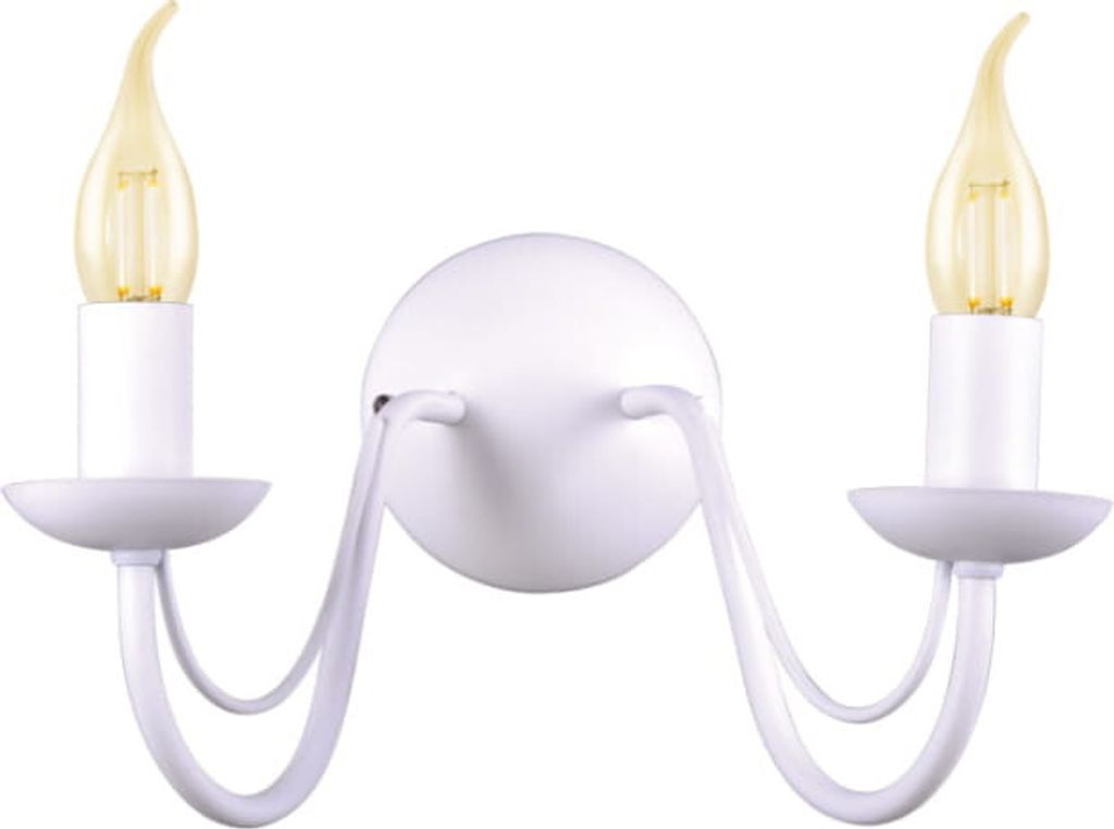 Aplique de pared LED blanco clásico, modelo Kaja BARTEZ II, Imagen del producto 