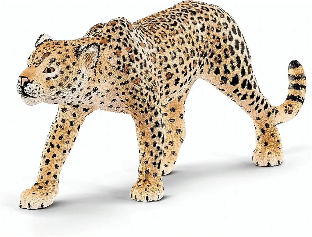 Figurine léopard sauvage Schleich pour diorama et décor de savane