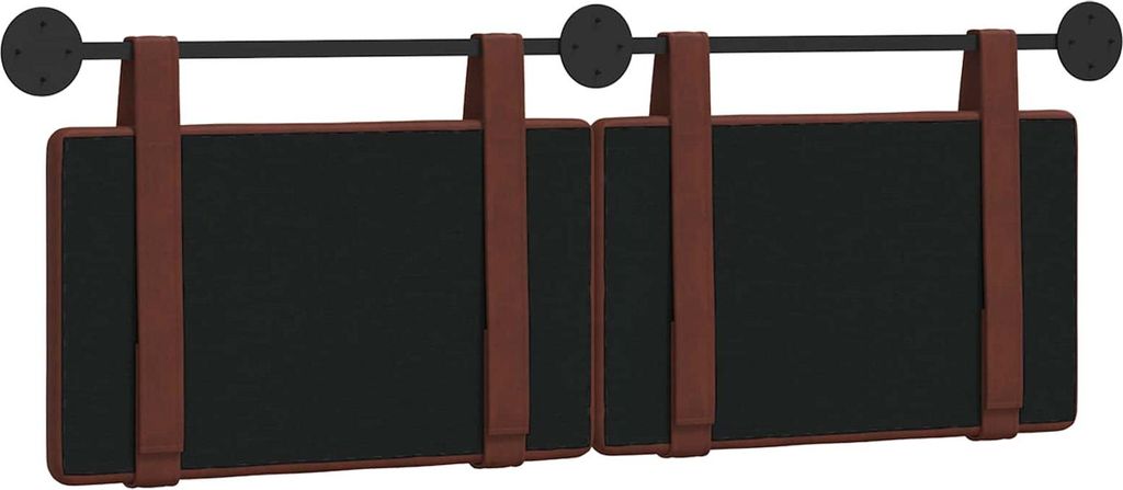 Hängevorderseite Glänzendes Braun 150 x 55 x 5 cm Antikes PU