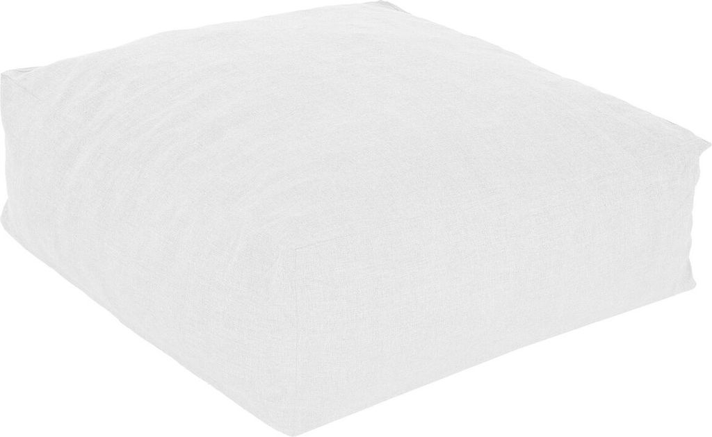Puff Home ESPRIT Beige 87 x 87 x 32 cm