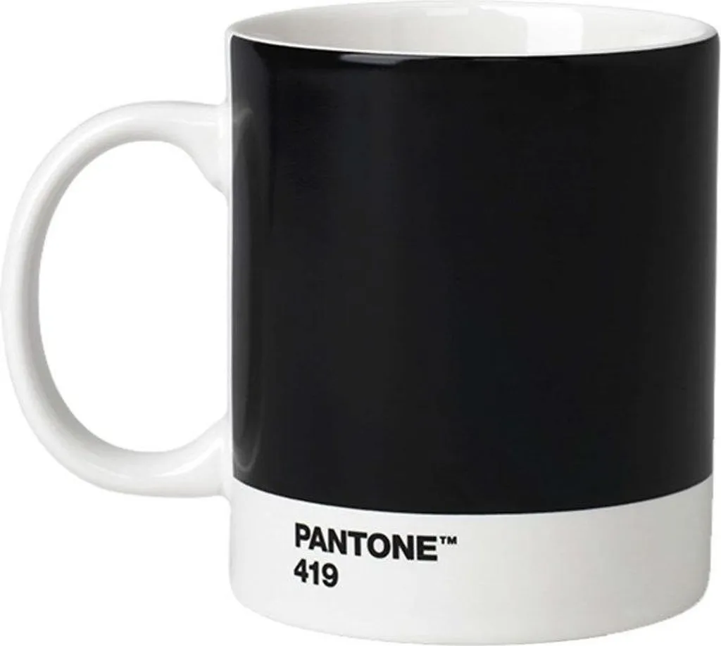 Tazza Pantone Nero 419 in Porcellana 375ml - Ideale Regalo Design