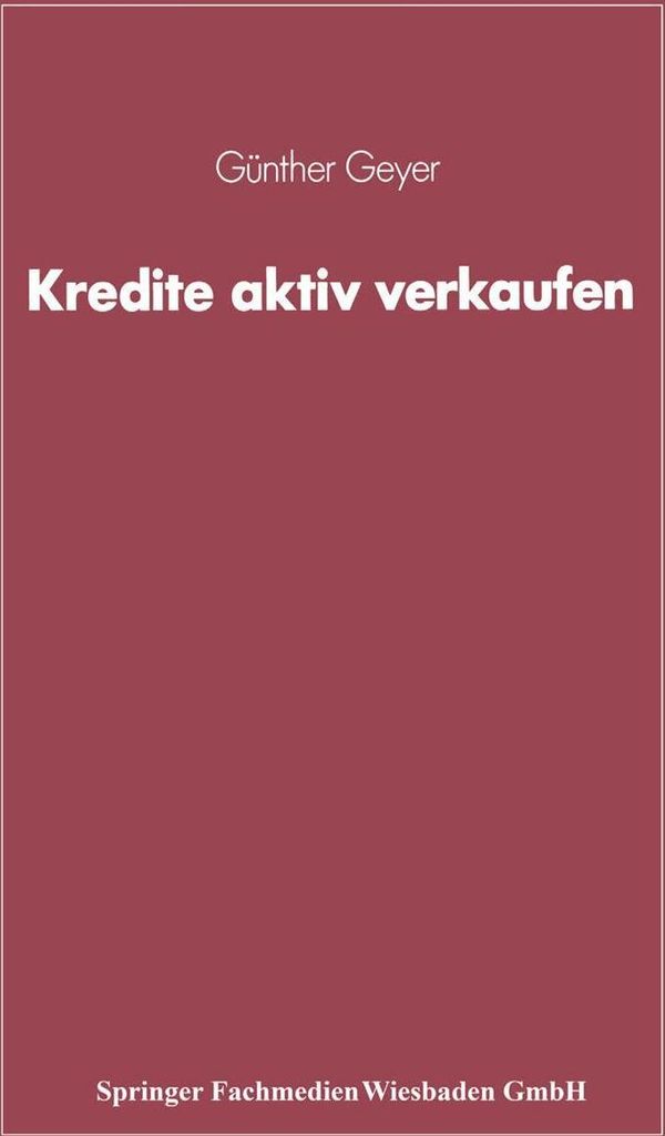 Kredite aktiv verkaufen Book