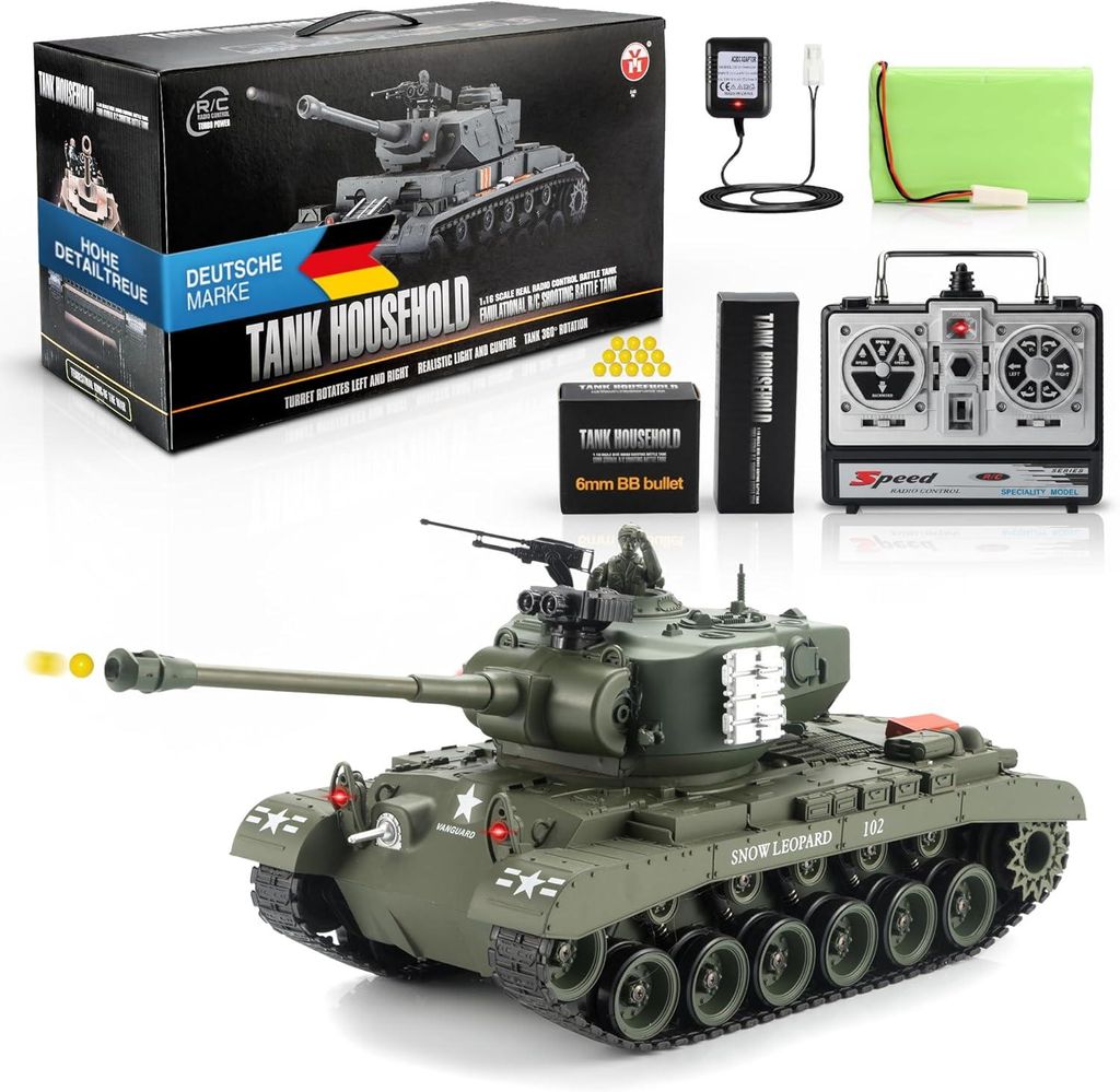 Char RC Snow Leopard à l'échelle 1:16 Image du produit 