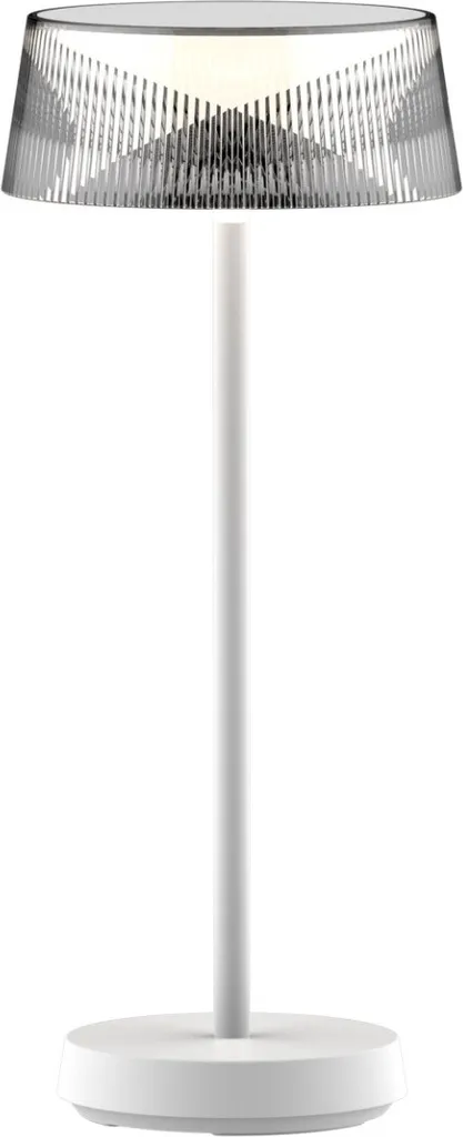 Lampe LED 3,4W rechargeable blanche IP44 avec lumière chaude Polux