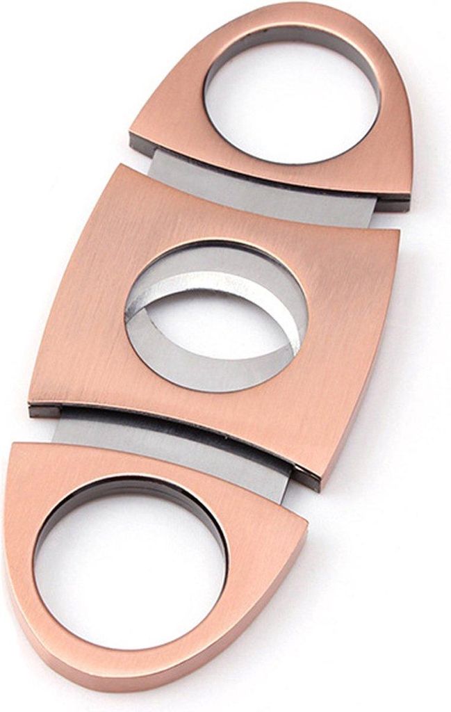 Jumada's - Cortacigarrillos de bronce (rosa pálido) - Oval Imagen del producto 