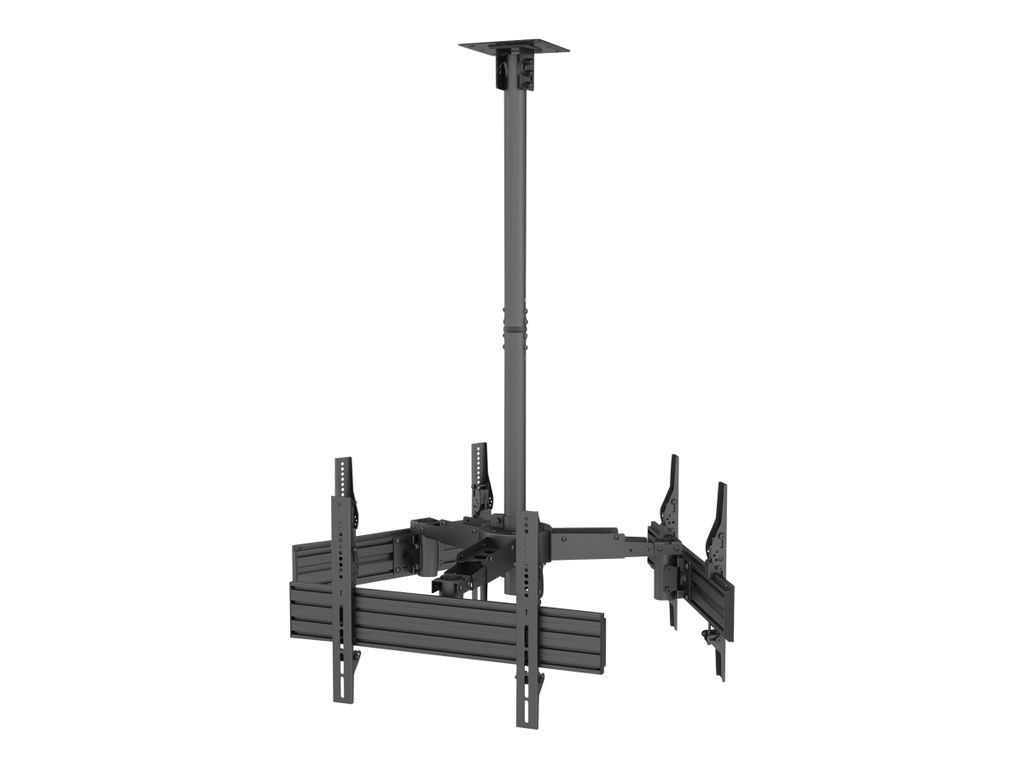 Equip Deckenhalterung 32"-65"/3TFT je 30kg 2Gelenke neig. sw lite Retail