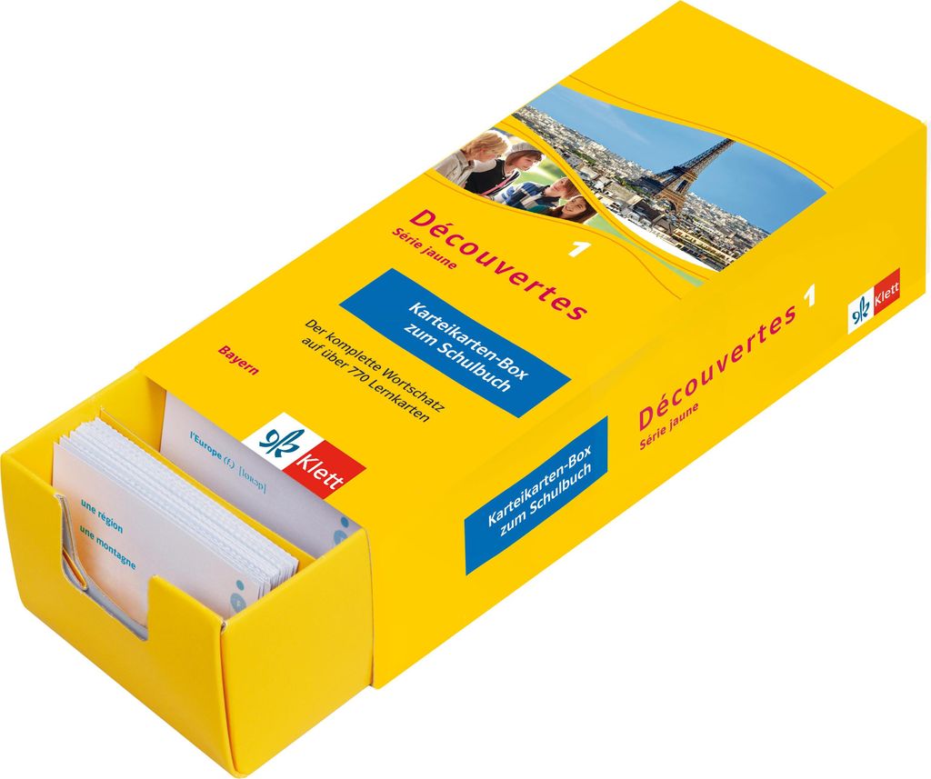 Découvertes 1 Bayern (ab 2017) - Vokabel-Lernbox zum Schulbuch 1. Lernjahr