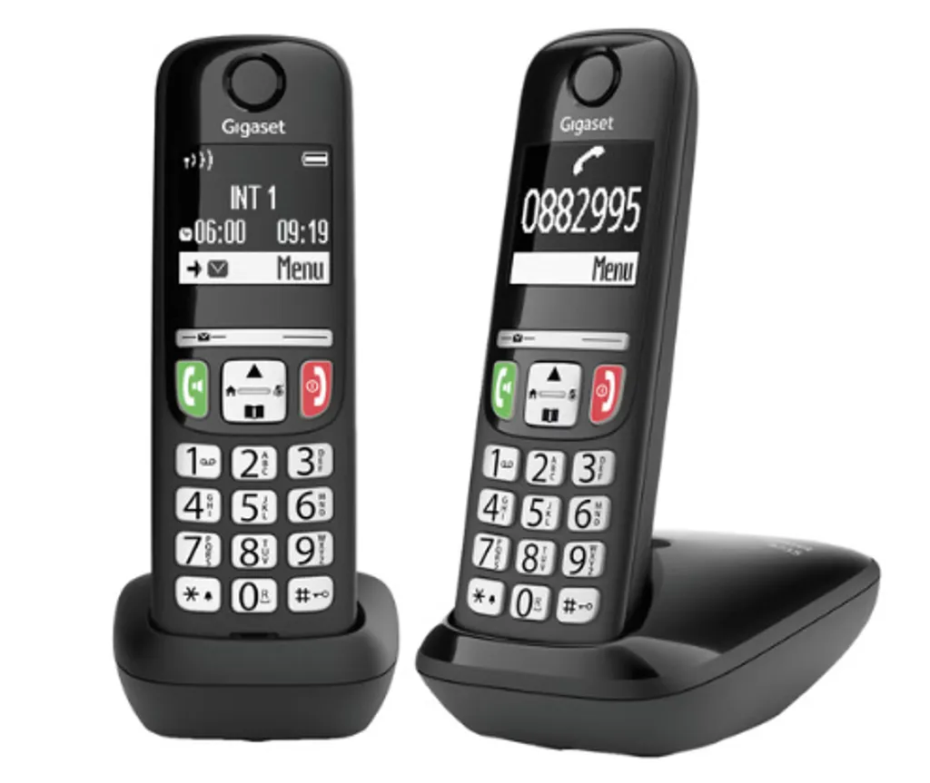 Pack de 2 téléphones sans fil Gigaset A735 Duo pour maison et bureau
