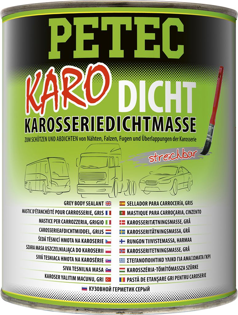 Petec Dichtstoff Karo-Dich Karosseriedichtmasse grau Produktbild 