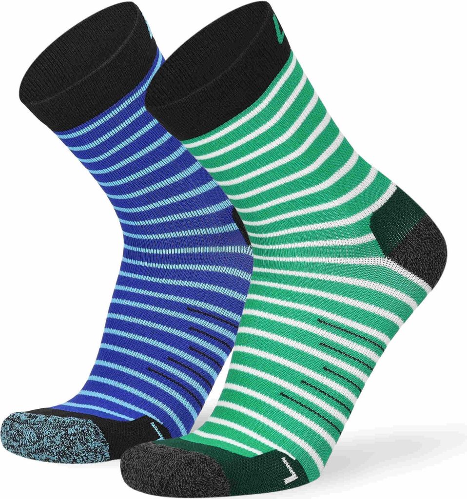 LENZ Outdoor Kids 1.0 2er Pack Wandersocken blau 35-38