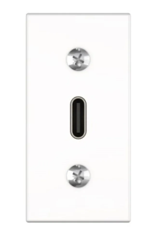 Module Prise USB Type C Kindermann Konnect Flex 45 pour Boîtier Table