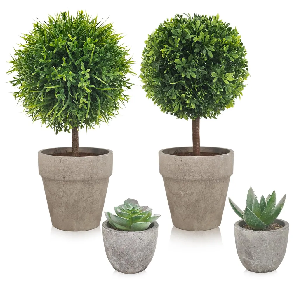 Plantes artificielles d'intérieur pour déco cuisine et salle de bains
