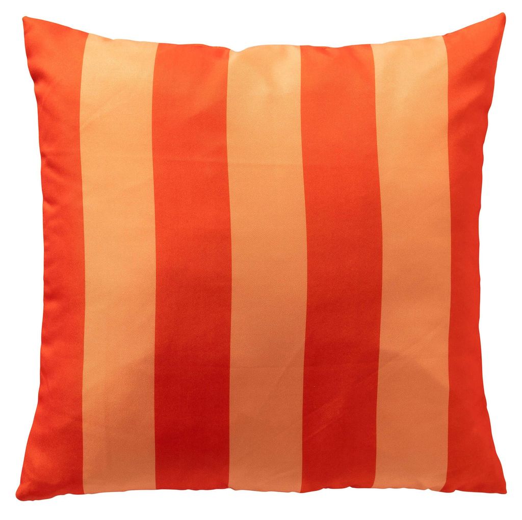 Textino Outdoor Kissenbezug Gestreift Apollo 45x45 cm Rot Produktbild 